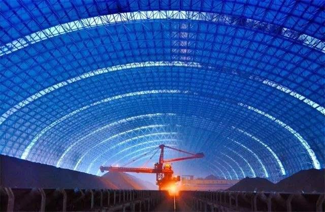 崇左亿优钢构工程师为您解析原料场封闭技术的特点和类型